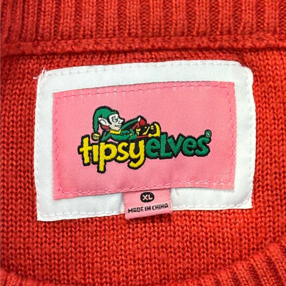 Women's Bucktooth Reindeer Sweater, Oversized Funny Ugly Sweater | XL - Picture 7 of 9